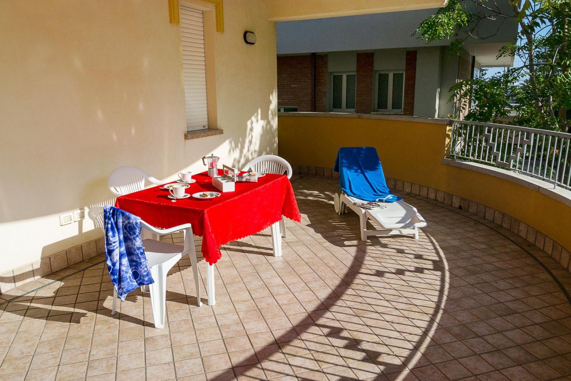 Ferienwohnung Residenza Raggio Riccione Exterior foto